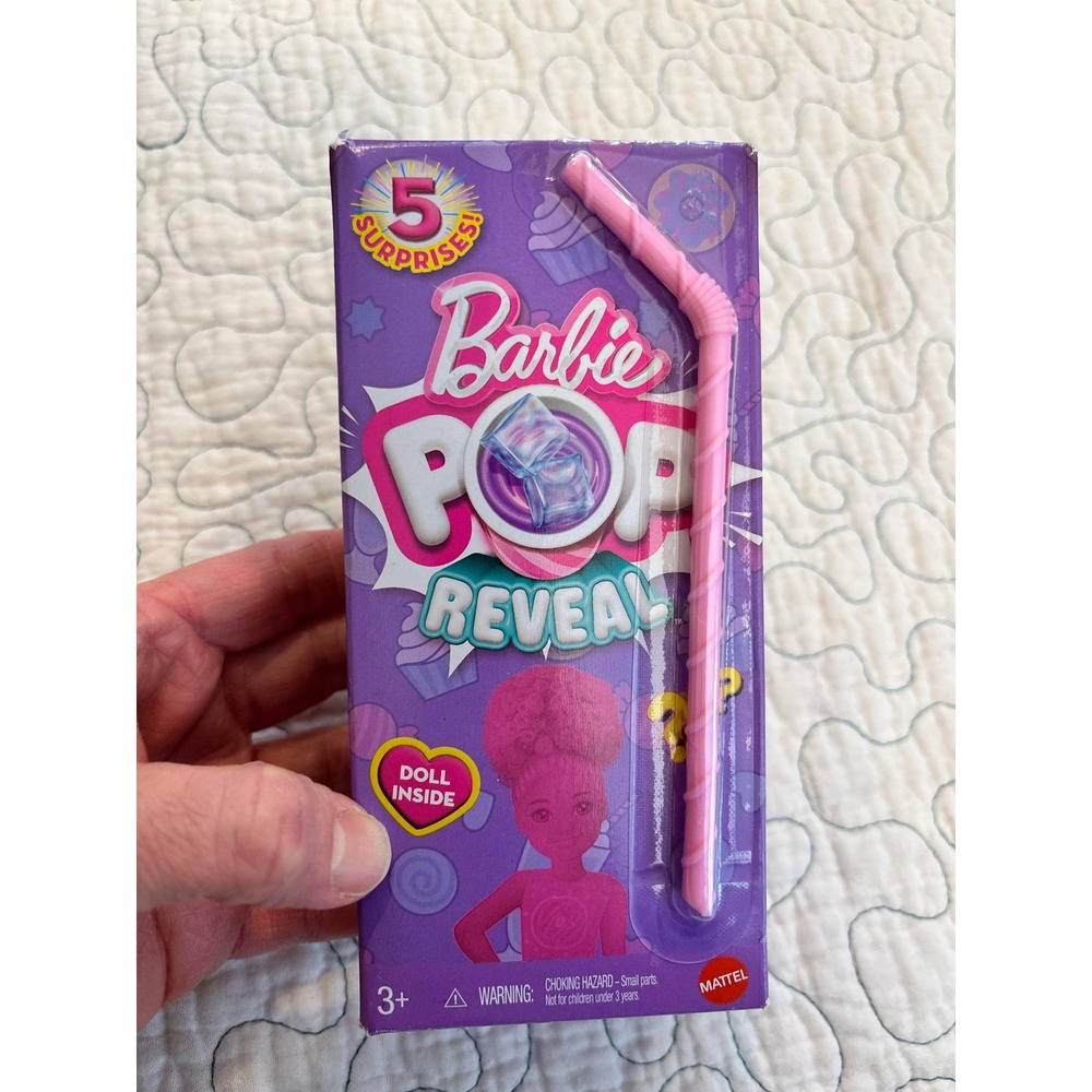 Mattel Barbie Pop Reveal Treat Series Scented Small Doll 5 Surprises HNW40 New